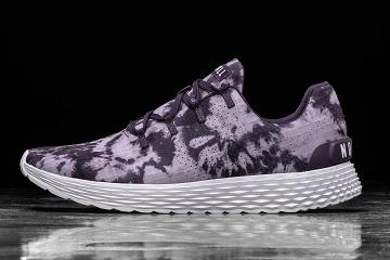 Men's Nobull Wisteria Tie-Dye Ripstop Running Shoes Purple | SG E2023B